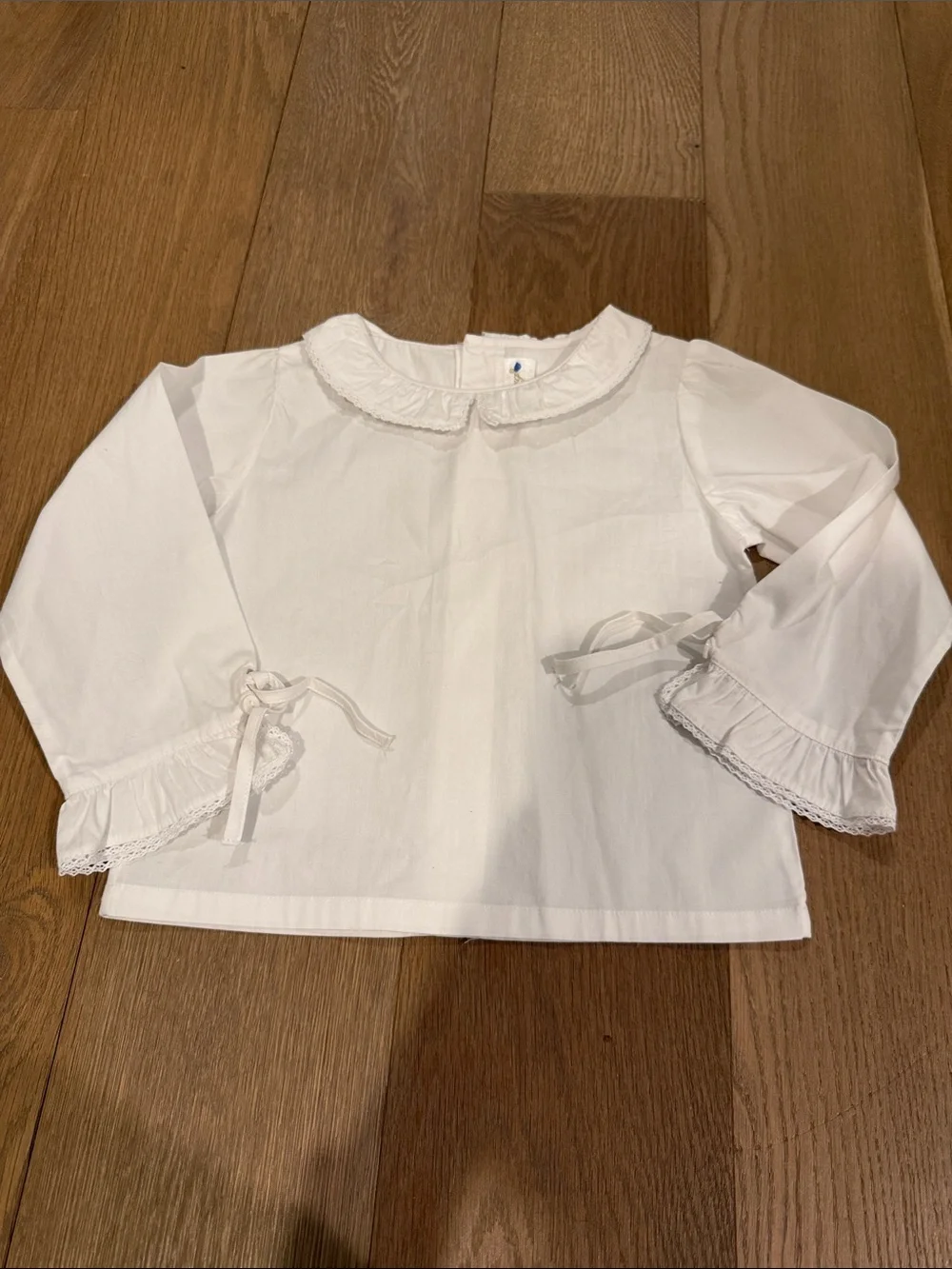 Strasburg Lace Trimmed Blouse - 4Y